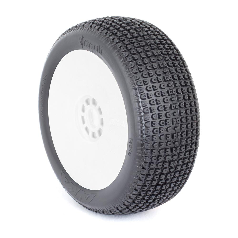 1:8 BUGGY CATAPULT (SOFT) EVO WHEEL PRE-MOUNTED WHITE