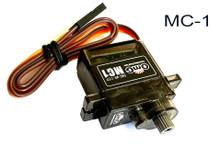 9g Metal Gear Micro Size Reverse Servo w/30cm Servo ( Black)