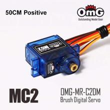 9g Metal Gear Micro Size Reversed Servo w/50cm Servo Cable