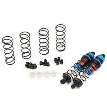 Aluminum Big Bore Go 80mm Damper Set 2pcs for 1/10 RC Offroad Buggy Blue