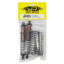 ALUMINUM BIG BORE GO 110MM DAMPER 2PCS FOR 1/10 RC OFF ROAD CAR BLACK