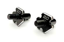 RDX Alu. Front Axle (2.0mm、2pcs.) 