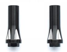 ALUMINUM MAGNET MOUNT FRONT POST 2 PCS BLACK
