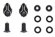RDX ALUMINUM BATTERY STOPPER 2 PCS BLACK