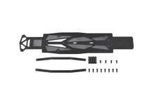 RDX Black FRP Main Chassis & Side Deck Set 2