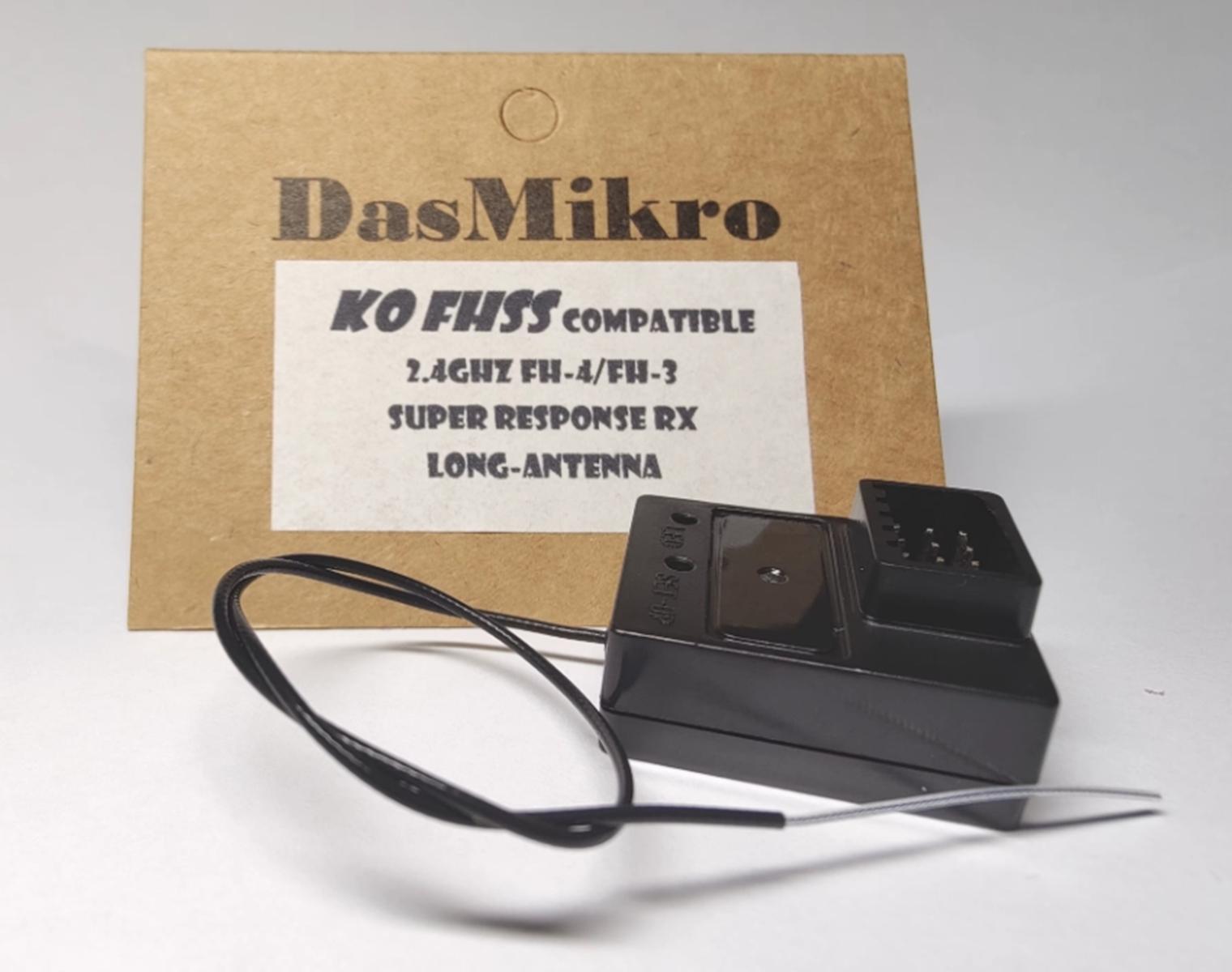 Ko Propo FHSS Compatible 4CH Long Antenna Receiver