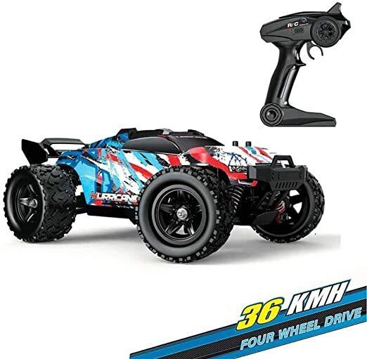 1:18 Brushed Truggy red/blue 7.4V Li-Ion USB charge by HO Speed