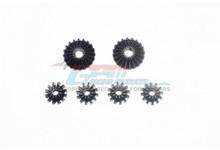 HARDEN STEEL #45 FRONT/CENTER/REAR DIFF BEVEL GEAR & PINION GEAR