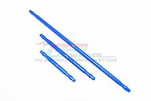 ALUMINUM FRONT & CENTER & REAR SUPPORT BRACE BAR -3PC