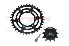 TEAM LOSI DIRT BIKE PROMO-MX MOTORCYCLE Medium Carbon Steel Hub Chain Sprocket set (35T/11T)