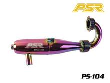 Power Star 1/8 Buggy Exhaust Pipe - EFRA 2202 (Rainbow Plating)