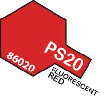 PS-20 Polycarb Spray Fluorescent Red