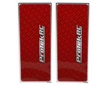 Universal Chassis Protective Sheet (Red) (2) (12.5x33.5cm)
