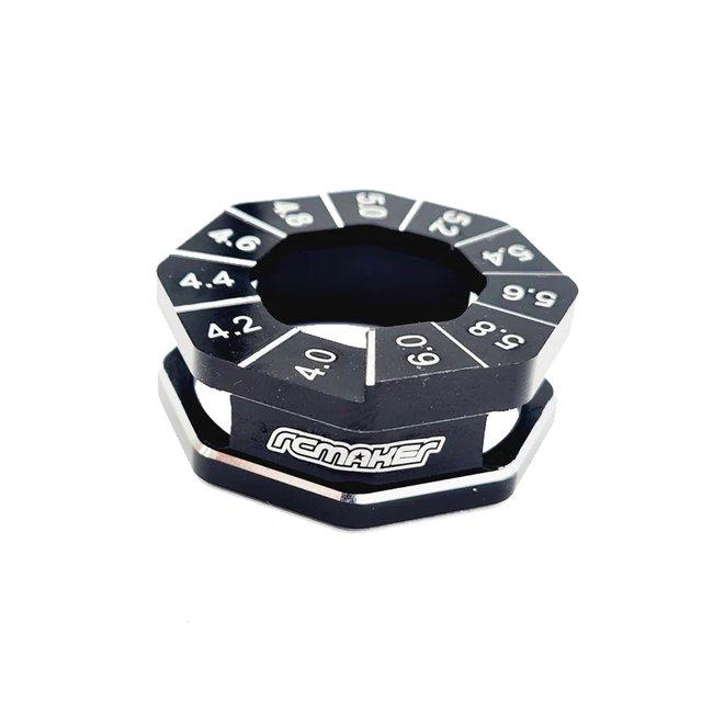Ultra-Litge 7075 Alu Octagon Droop Gauge for 1/10th Onroad