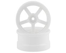 DP5 Drift Wheel (White (2) (6mm Offset) w/12mm Hex