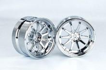 COMEPTITION WHEEL VR10 (PLATED, OFFSET 10mm, 2 pcs)