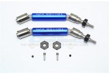 STAINLESS STEEL 304+ALUMINUM FRONT CVD DRIVE SHAFT WITH STEEL WHEEL HEX -10PC SET