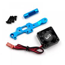Aluminum Brace w/YA-0180 Tornado Motor Fan For Tamiya MB-01 BT-01
