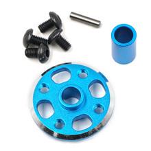 ALUMINIUM SPUR GEAR ADAPTOR SET FOR TAMIYA TT02 BLUE