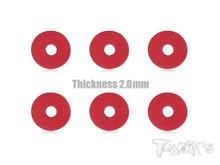 Foam Body Spacer 6.1x22x2mm - 12pcs