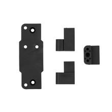 RC10 4WD Servo Mount Set (Black)