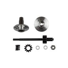 RC10 6-Gear Transmission Top Shaft, Pinion, Outer Hub and Diff Spring