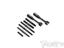 Titanium Black Coating Turnbuckle Set ( Team Associated RC8 B4.2 )