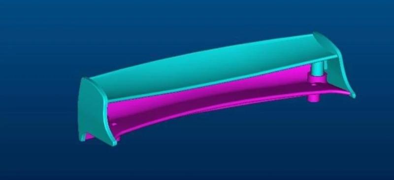 3D ESCORT WRC REAR WING