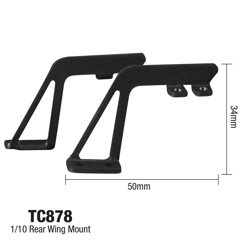 1/10 REAR WING MOUNT (34 X 50MM)