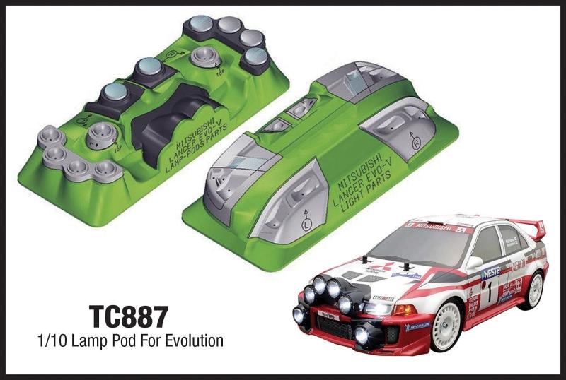 1/10 Lamp Pod For TC104 Evolution V