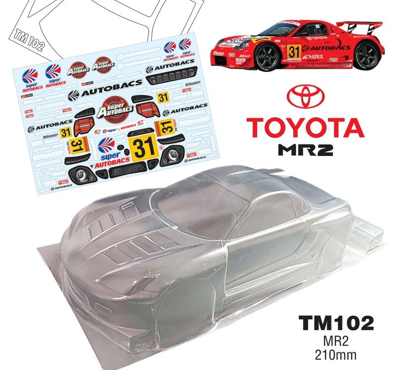 1/10 MINI MR2 BODY