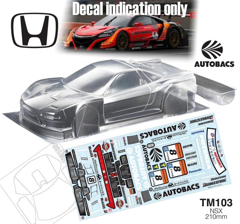 1/10 MINI NSX BODY