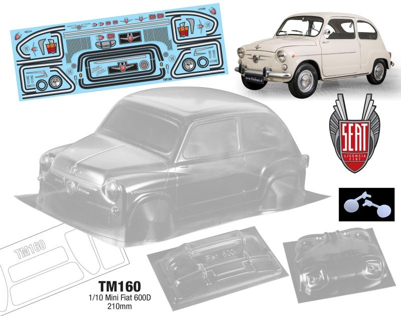 1/10 Mini Fiat 600D, 210mm
