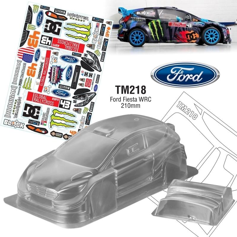 1/10 MINI Ford Fiesta WRC Monster Decal Sheet