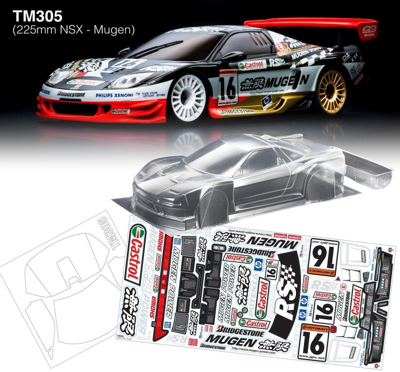 1/10 MINI Honda NSX BODY Mugen Decal Sheet