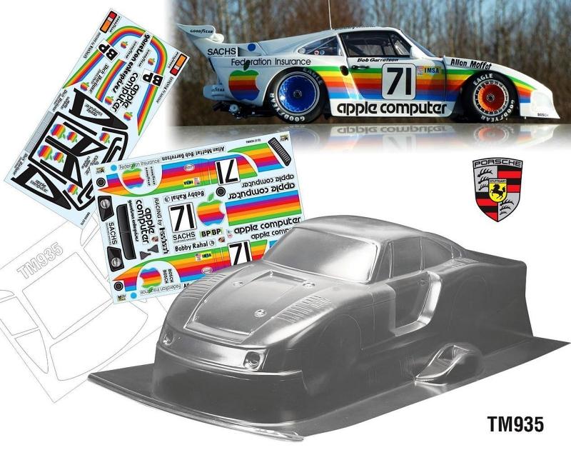 1/10 MINI PORSCHE 935 1978 Apple Decal Sheet