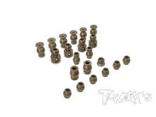 7075-T6 Hard Coated Aluminium Ball Set ( Team Associated RC8 B4.2/B4.2E/B4.1 ) 21pcs
