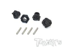 Black 7075-T6 Light Weight Wheel Hub (Associated B3.2/B4 ) 4pcs