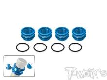 1/8 Off Road 16mm Shock Spring Long Adjuster +11mm - 4pcs ( BLUE )