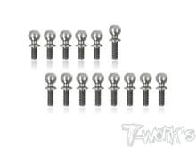 64 Titanium Ball End Set (For Team Associated RC10 B74/B74.1)