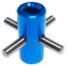 Aluminum Solid Axle For Tamiya TT02/TT02B (Blue)