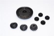 Steel Ring Gear and Bevel Gear Set for Tamiya TT02/TT02B