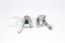 Tamiya TT02B Alloy Front Knuckle Arm - 1pr - Silver