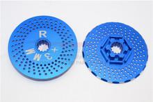 TRAXXAS X-MAXX Aluminium Rear Wheel Hex Claw +3mm With Brake Disk - 2pcs