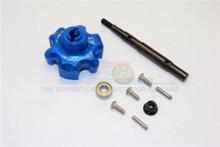 Traxxas X-Maxx Blue Aluminum Cush Drive Housing W/ Shaft