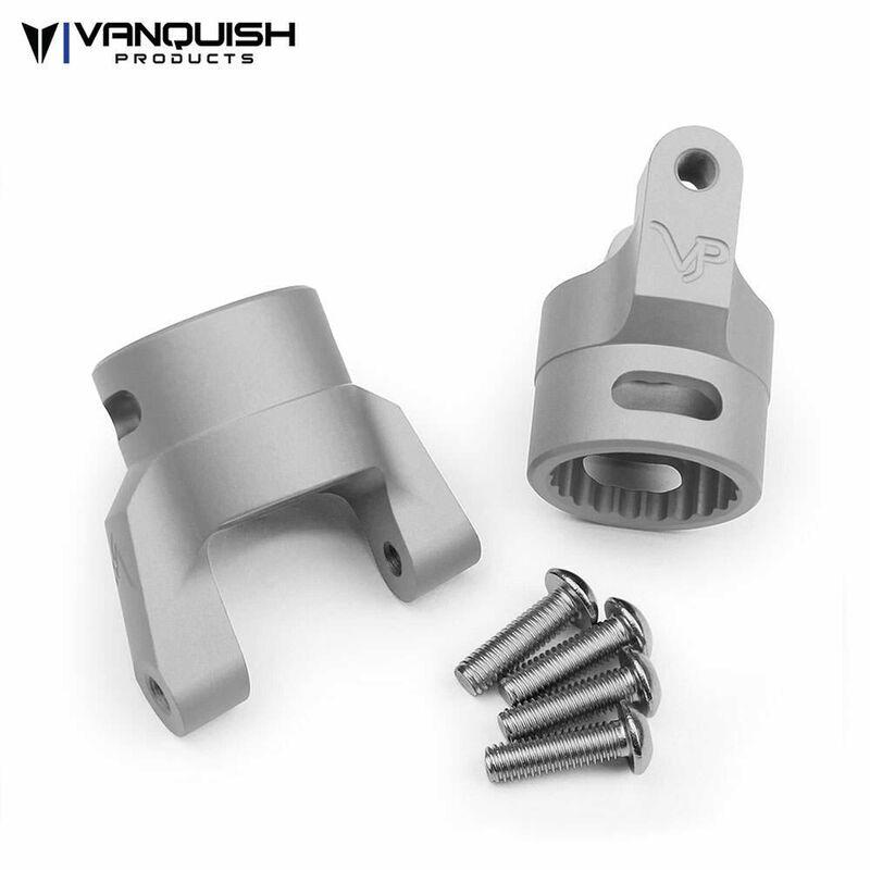 Axial Wraith / XR10 C-hubs Clear Anodized