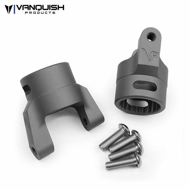 Axial Wraith / XR10 C-hubs Grey Anodized