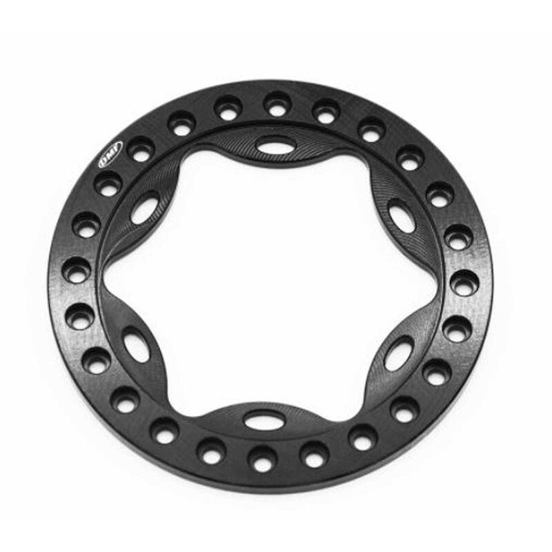 OMF 1.9 Scallop Beadlock Black Anodized