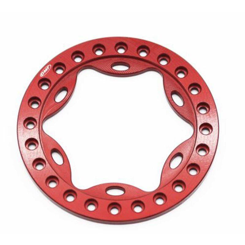 OMF 1.9 Scallop Beadlock Red Anodized
