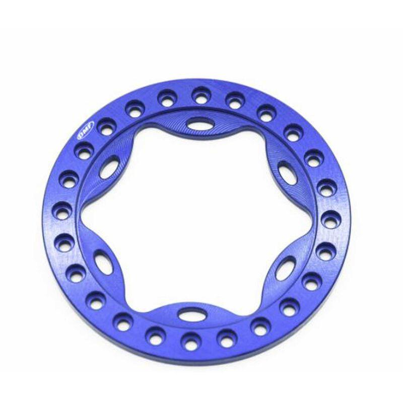 OMF 1.9 Scallop Beadlock Blue Anodized